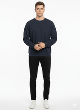 PULL&BEAR MENS TEXTURED Round Neck Sweatshirt - Smgarment's